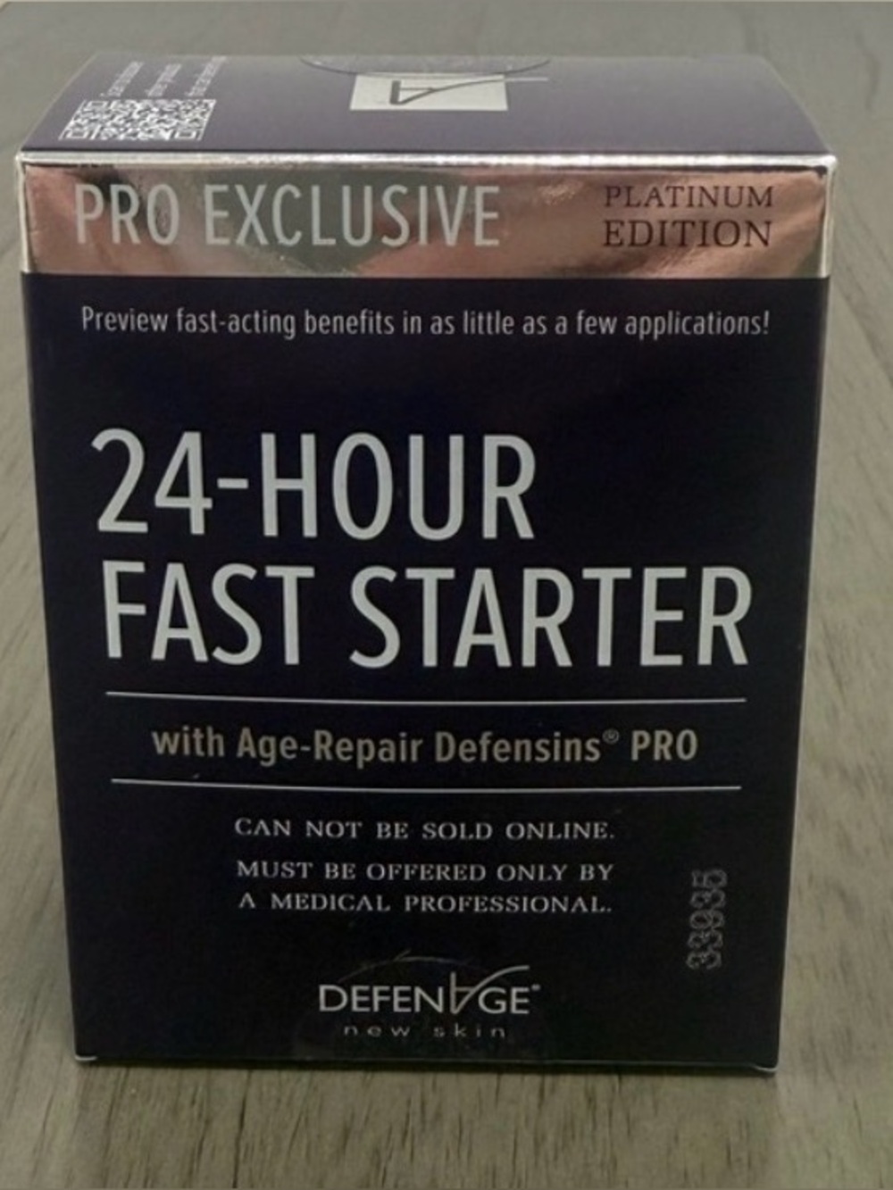 DEFENAGE 24-Hour Fast Starter - Platinum Edition NWT